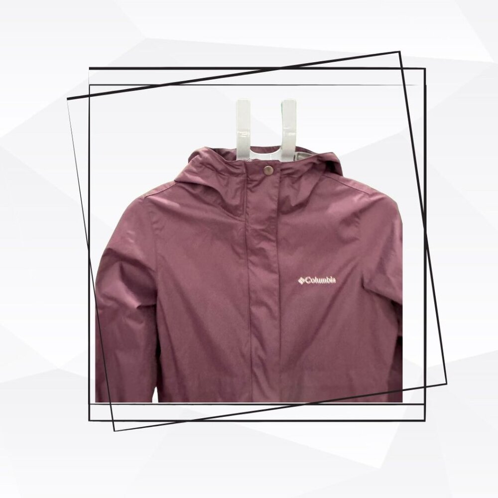 Columbia Womens Shine Struck II Waterproof Hooded Rain Jacket Size Small - Picture 3 of 13
